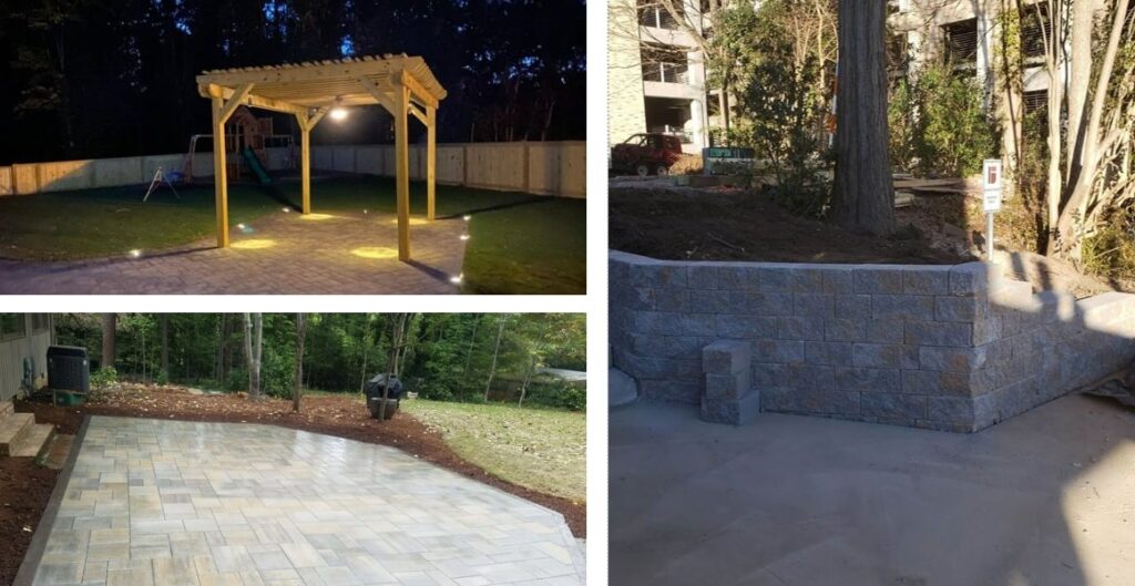 Raleigh hardscaping construction