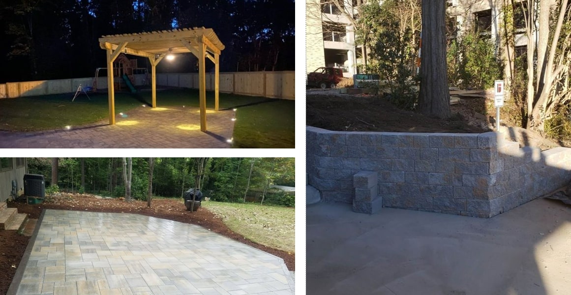 Raleigh hardscaping construction