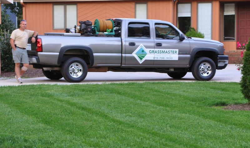 Contact GrassMaster for lawn care and landscaping services